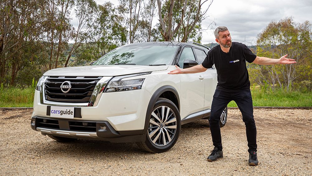 Nissan Pathfinder 2023 review Threerow family SUV rivals Everest