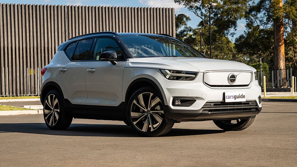 Volvo xc40 fully 2024 electric price