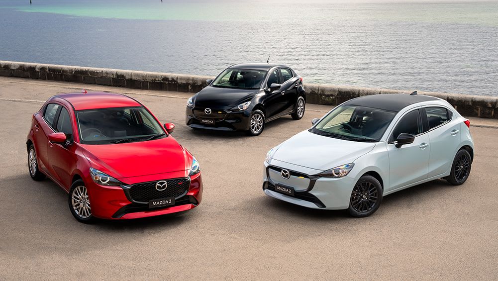 Back 2 basics! 2024 Mazda 2 hatch and sedan get more efficient engine