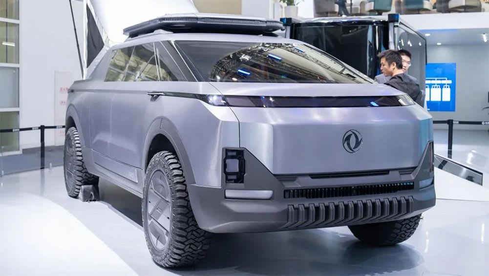 China's Tesla Cybertruck ripoff? Dongfeng reveals '2024 concept pickup truck' among other wild