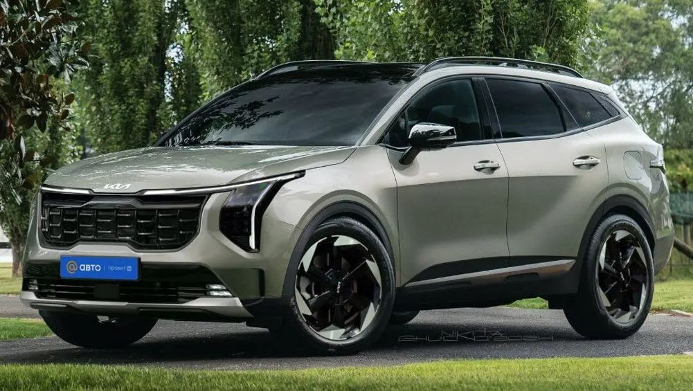 Sneak preview of updated popular family SUV: 2025 Kia Sportage takes