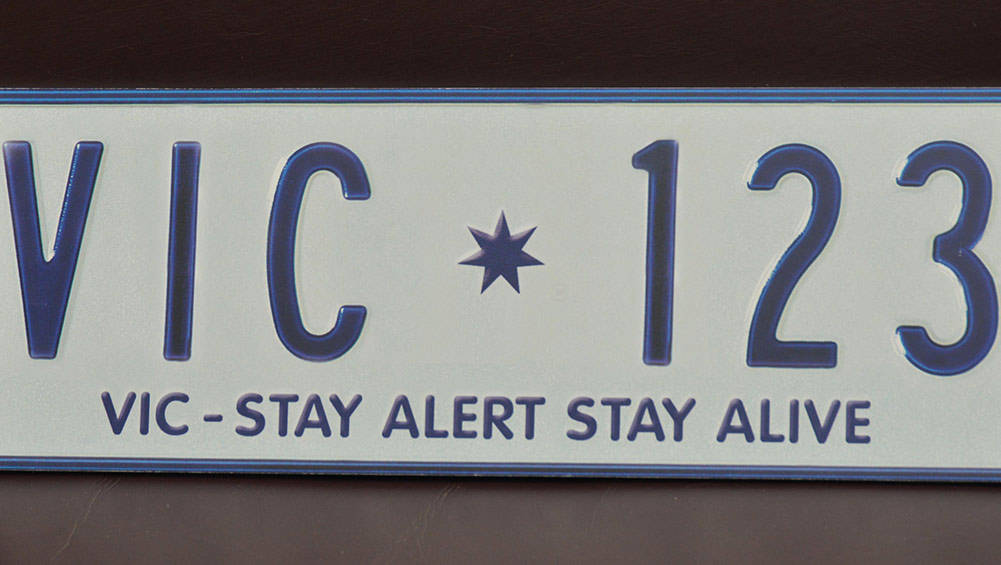 Vicroads number plate outlet check