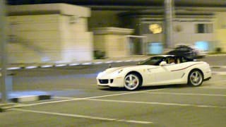 Ferrari drifts around other exotics | video