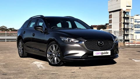 Mazda 6 car in grey color image