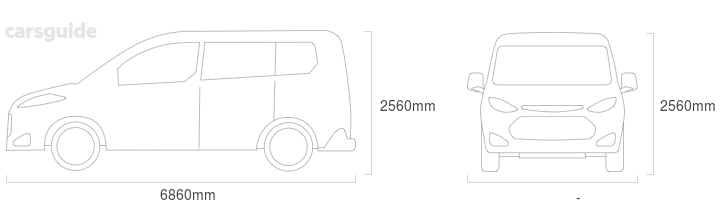 Dimensions for the Toyota Coaster 1999 Dimensions  include 2560mm height, &mdash; width, 6860mm length.