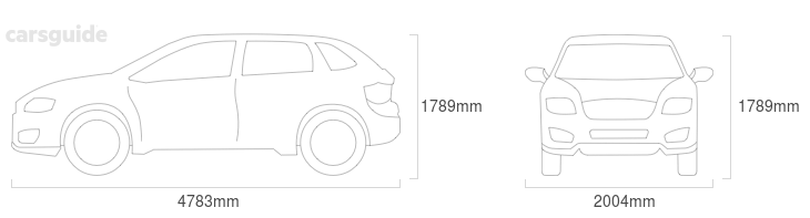 Dimensions for the Land Rover Range Rover Sport 2011 Dimensions  include 1789mm height, 2004mm width, 4783mm length.