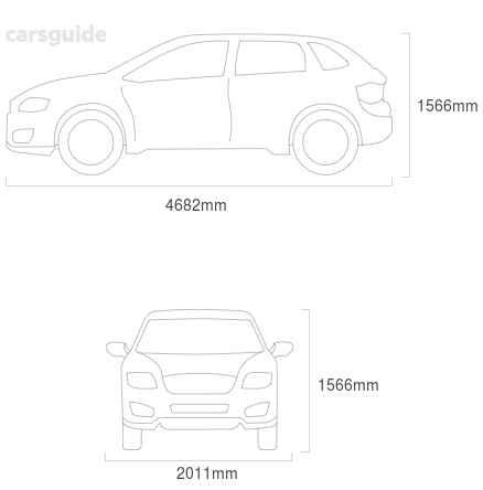 Dimensions for the Jaguar I-Pace 2022 Dimensions  include 1566mm height, 2011mm width, 4682mm length.