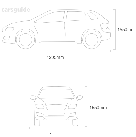 Hyundai Kona 2020 Dimensions Dimensions for the Hyundai Kona 2020 Dimensions include 1550mm height, — width, 4205mm length.