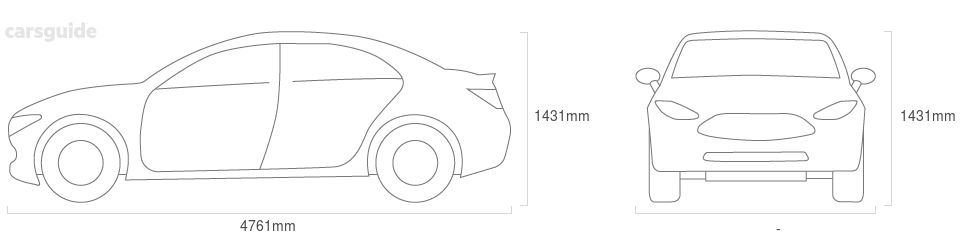 Volvo S60 2020 Dimensions Dimensions for the Volvo S60 2020 Dimensions include 1431mm height, — width, 4761mm length.