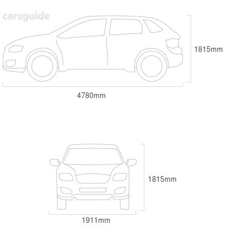 Dimensions for the Mercedes-Benz ML350 2006 Dimensions  include 1911mm height, 1779mm width, 4780mm length.
