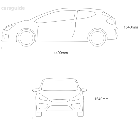 Nissan Leaf 2020 Dimensions Dimensions for the Nissan Leaf 2020 Dimensions include 1540mm height, — width, 4490mm length.